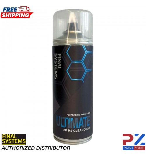 1 x FINAL SYSTEMS ULTIMATE 2K HS CLEARCOAT AEROSOL - 400ml